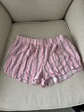 forever 21 pajama pink pajama shorts with stripes
